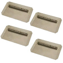 28" Power Trowel Blade 6" x 10" Goldblatt Combination (4-Pack)