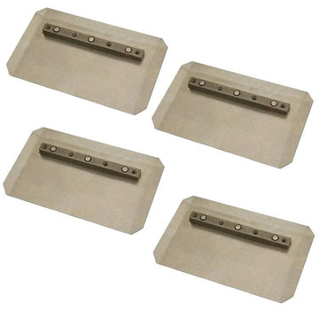 28" Power Trowel Blade 6" x 10" Goldblatt Combination (4-Pack)