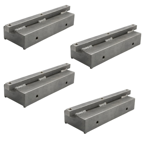 36" Power Trowel Stone Holder with Stones 36" and Under Machines 4PK