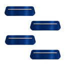 46-48" Power Trowel Blade 8" x 18" Blue Combination 4-PK