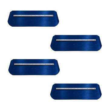 46-48" Power Trowel Blade 8" x 18" Blue Combination 4-PK