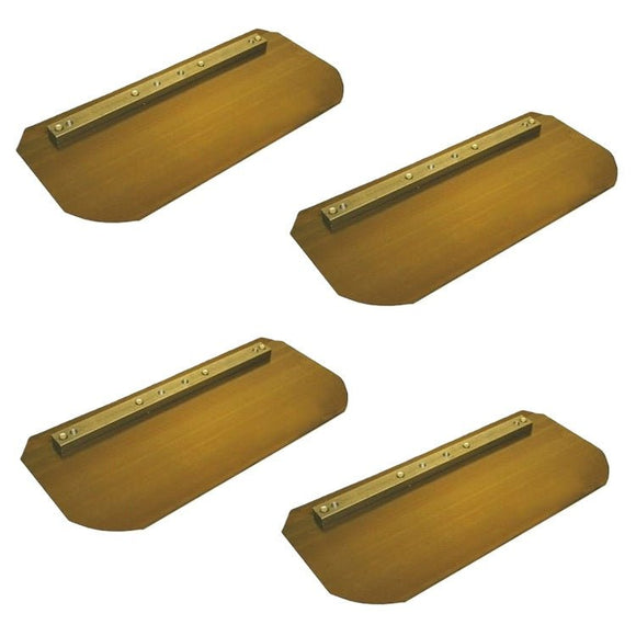 48" Power Trowel Blade 8" x 18" Superior / Husqvarna Gold Combination 4-PK