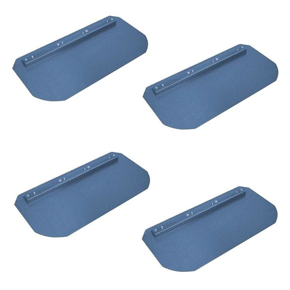 48" Power Trowel Blade 8" x 18" Superior / Husqvarna Blue Combination (4-Pack)