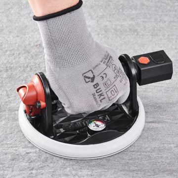 7" Battery Powered Vacuum Suction Cup and Case 286 lb Capacity by Raimondi