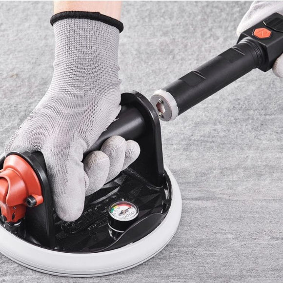 7" Battery Powered Vacuum Suction Cup and Case 286 lb Capacity by Raimondi