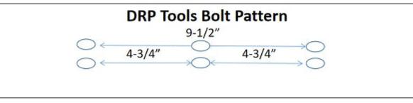 8" x 14" Blue Power Trowel Blade Combination 4-PK