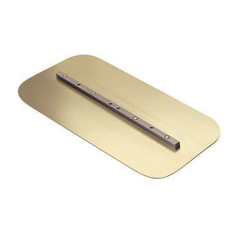 8" x 18" Gold Power Trowel Finish Round End Blade 4-PK