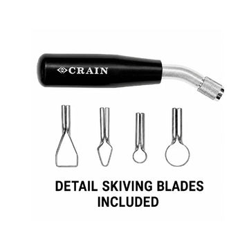 Crain Detail Skiving Handle with 941-944 Blade Set