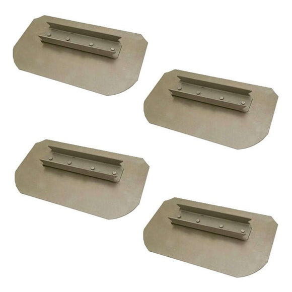 34-36" Power Trowel 8" x 14" Quick Change Edco Combination Blade (4-Pack)