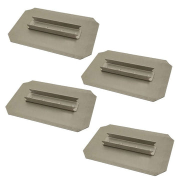 34-36" Power Trowel 10" x 14" Quick Change Edco Float Blade (4-Pack)
