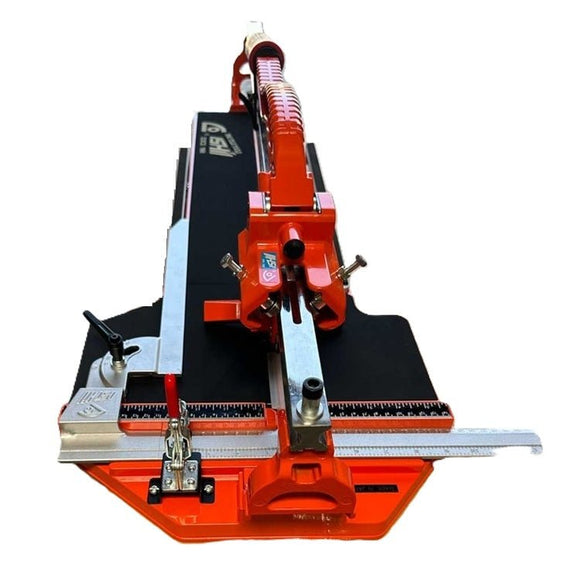 Ishii JTM-720S Monorail Tech Turbo 28" Tile Cutter Front Cutting Block View