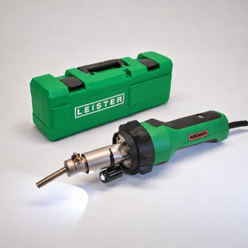 Leister HOT JET 302 A Welder with Light, Pencil Tip & Case