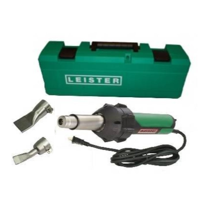 Leister Triac ST Heat Gun w/ 3/4" & 1-1/2" Nozzle and Case