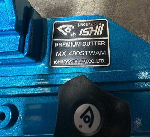 Ishii MX-480STWAM 19" Power Clinker Tile Cutter Badge