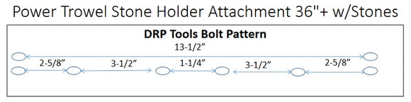Power Towel Stone Holder with Stones For Over 36" Machine (4 Pack)