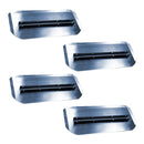 Power Trowel Blade 8" x 18" Master Blue Offset Channel Combination (4-Pack)