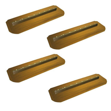 60" Power Trowel Blade 8" x 23" Whiteman Gold Combination 4-PK