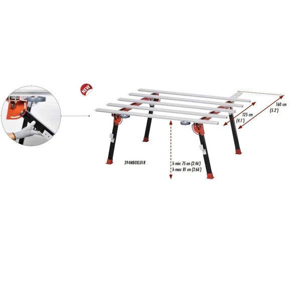 Raimondi Bigfoot XL Tile Work Bench — Large Format Tile Workstation