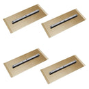 36" Power Trowel Blade 6" x 14" Gold Finish (4-Pack)