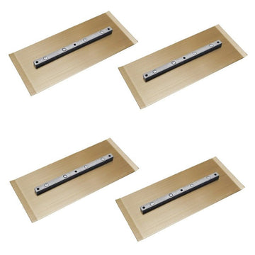 36" Power Trowel Blade 6" x 14" Gold Finish (4-Pack)