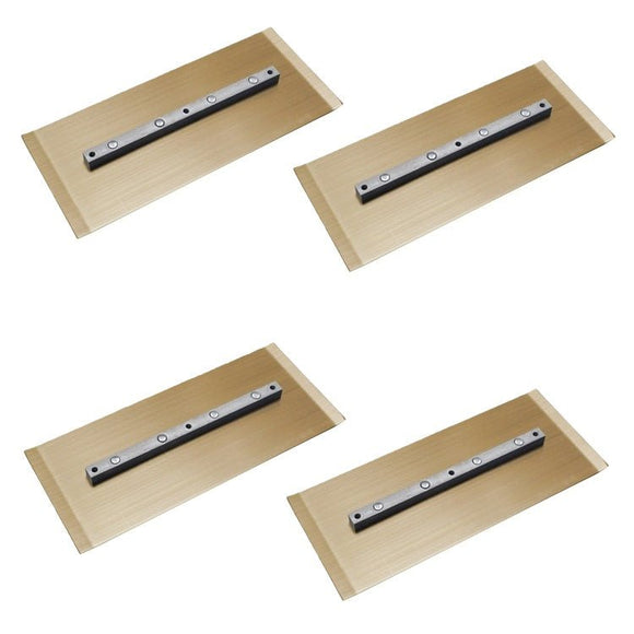 36" Power Trowel Blade 6" x 14" Gold Finish (4-Pack)