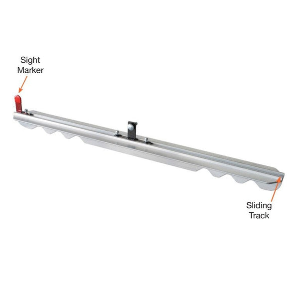 Straight Arrow Serrated Groover with Movable Sight Marker