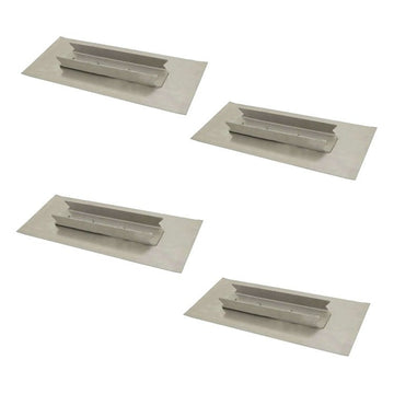 34-36" Power Trowel 6″ X 14″ Quick Change Edco Finish Blade (4-Pack)
