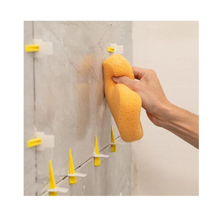 Grout Sponge can be used for grouting walls.