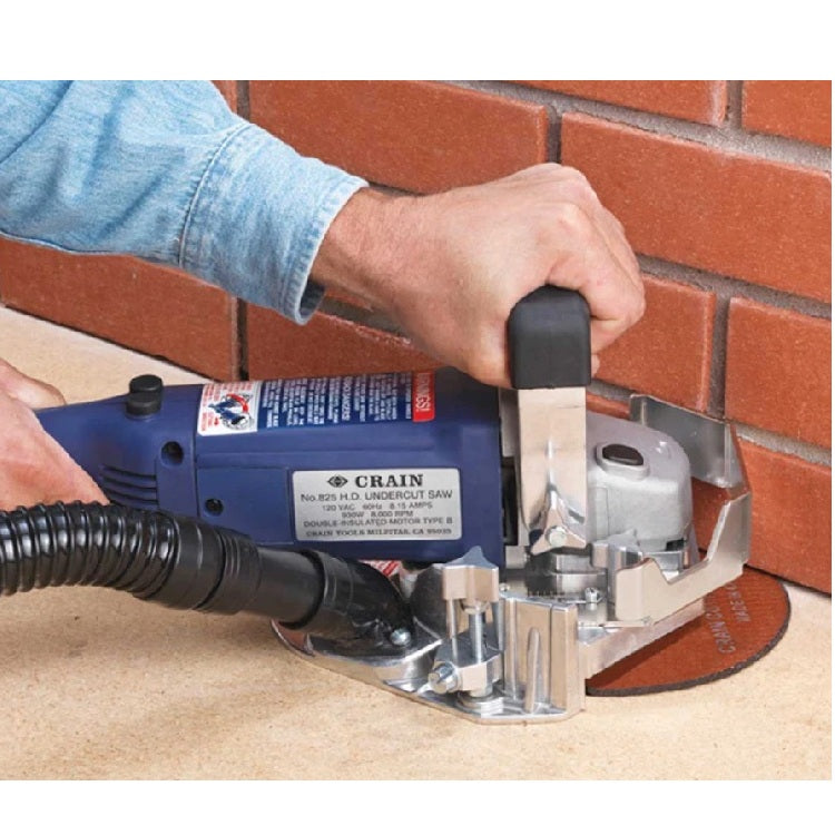 Crain 835 Heavy-Duty Undercut Saw Cutting Brick