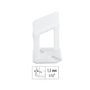 Raimondi  1/16  inch "Stone" Thick Tile Leveling System Clip 1/2" to 3/4" (1700)-2