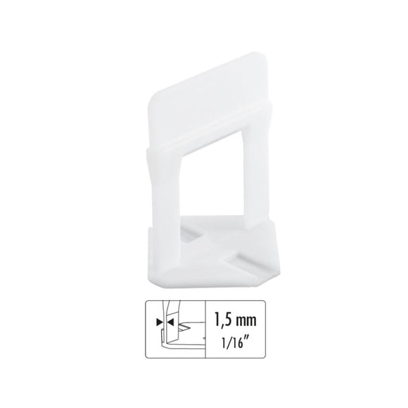 Raimondi  1/16  inch "Stone" Thick Tile Leveling System Clip 1/2" to 3/4" (1700)