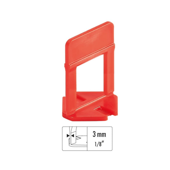 Raimondi  1/8" Thick Tile "Stone" Leveling System Clip 1/2" to 3/4" (1700)
