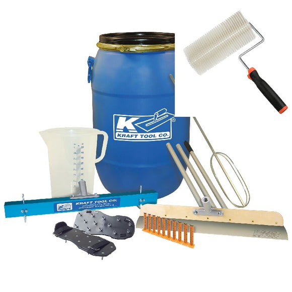 Self-Leveling Tool Kit w/9" Spike Roller and Gauge Pins