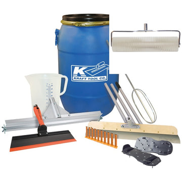 Pro Self-Leveling Kit with 18" Spike Roller