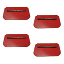 36" Power Trowel Blade 8" x 14" Orange Thunder Combination (4-Pack)