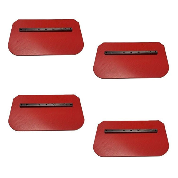 36" Power Trowel Blade 8" x 14" Orange Thunder Combination (4-Pack)