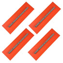 46-48" Power Trowel Blade 6" x 18" Orange Thunder Finish (4-Pack)