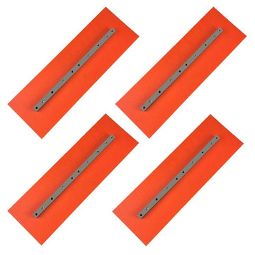 46-48" Power Trowel Blade 6" x 18" Orange Thunder Finish (4-Pack)