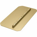 46-48" Power Trowel Blade 8 x 18 Flat Round Corner Combination Gold (4-Pack)