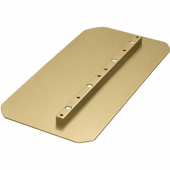 46-48" Power Trowel Blade 8 x 18 Flat Round Corner Combination Gold (4-Pack)