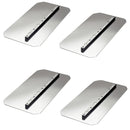 46-48" Power Trowel Blade 8 x 18 Flat Round Corner Combination (4-Pack)