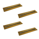 60" Power Trowel Blade 6" x 23" Whiteman Gold Finish 4-PK