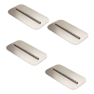 Whiteman 46-48" Power Trowel 8 x 18 Flat Round End Blades 4-Pack
