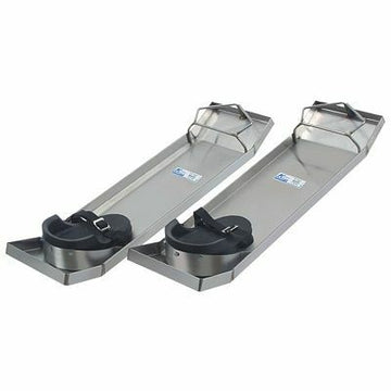 28" Lightweight Stainless Steel Knee Boards