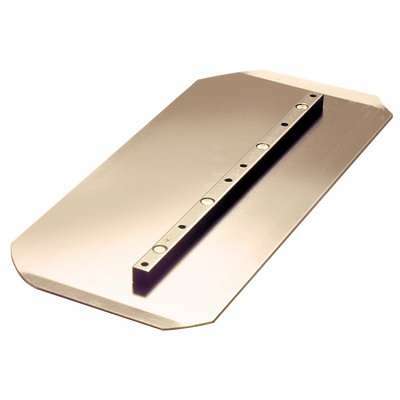46-48" Power Trowel Blade 8" x 18" Gold Combination 4-PK