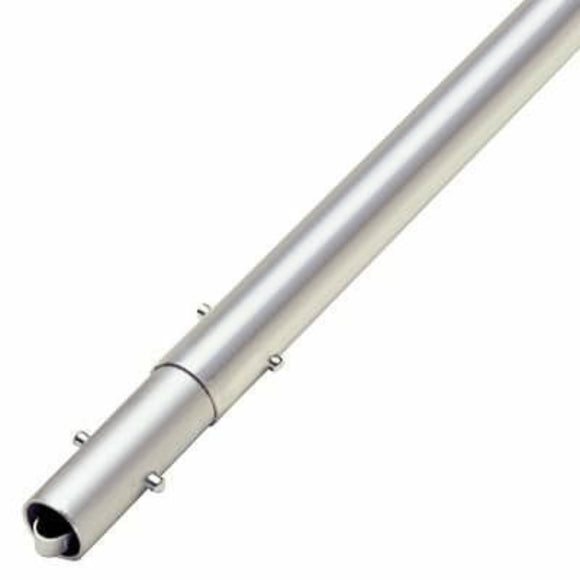 6' Aluminum Button Bull Float Handle with Insert - 1-3/4" Diameter 6-Pack