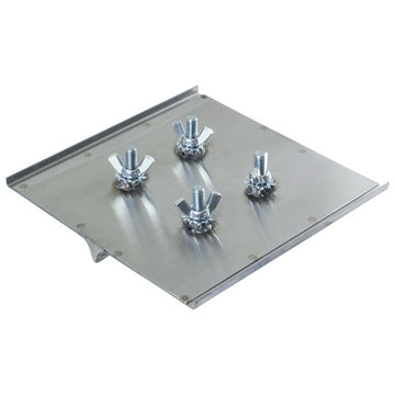 8 in. x 8 in. 1/2 in. R 3/4 in. D Stainless Steel Walking Groover no Bracket