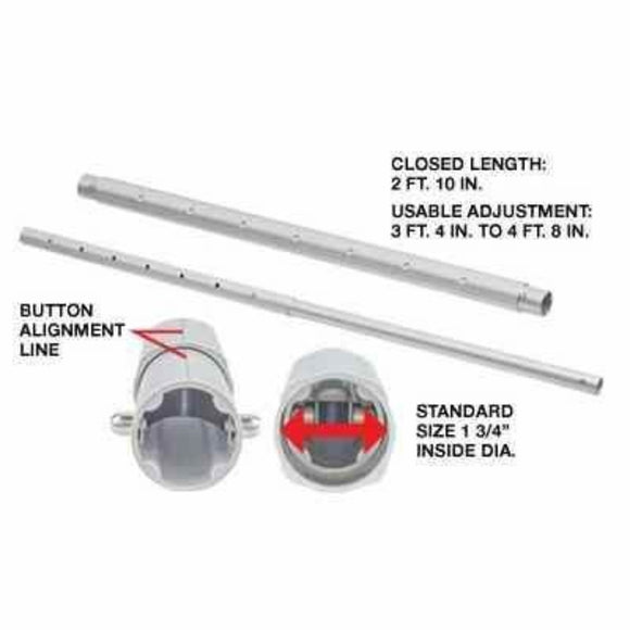 Crain 516 3' Aluminum Carpet Stretcher Tube