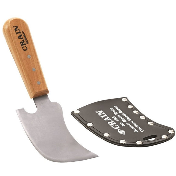 Crain 985 Quarter Moon Knife with/Pouch