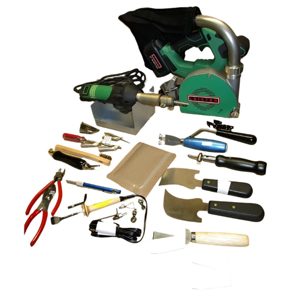 Leister AT Professional Hot Air Welder Kit w/Groover